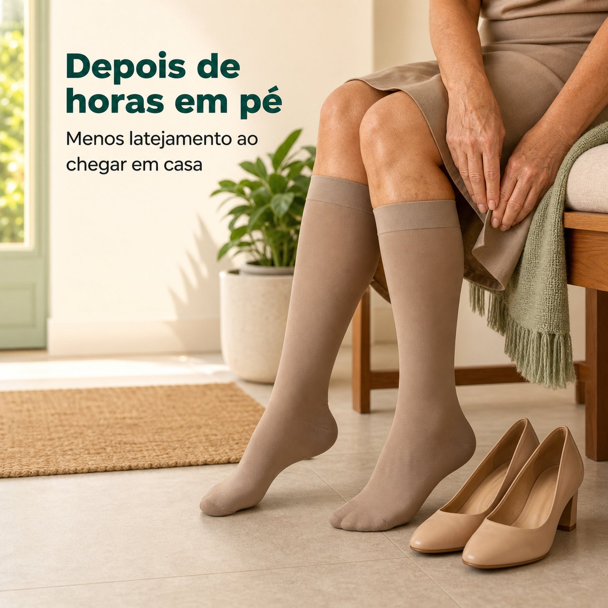 Depois de horas em pé