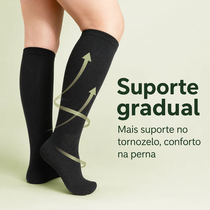 Suporte gradual no tornozelo e panturrilha